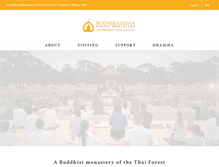 Tablet Screenshot of bodhisaddha.org